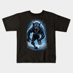 Werewolf Dark Fantasy Kids T-Shirt